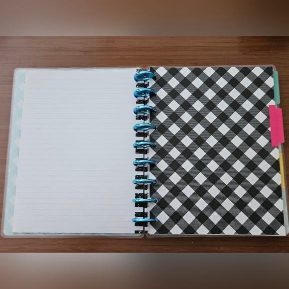 Happy Planner Notebook Standard Size + Metal Discs & 2 Folders | Lined & DotGrid - Picture 6 of 10